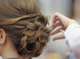 Simple updo hairstyles for special events