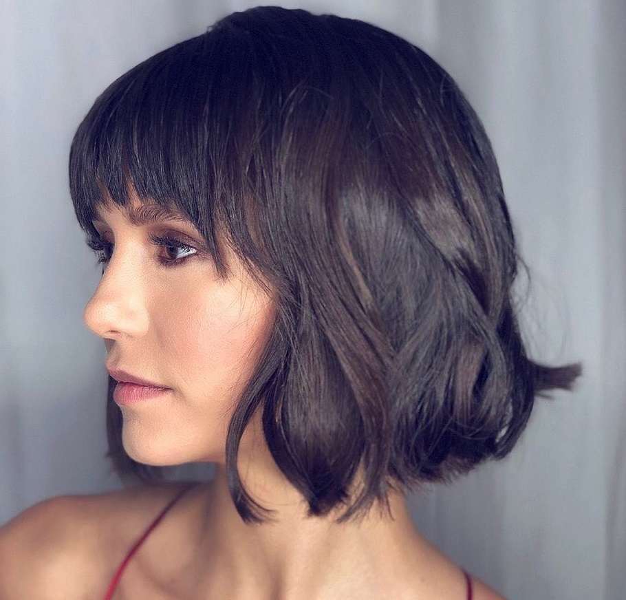 Haircuts for Thick Hair with Bangs