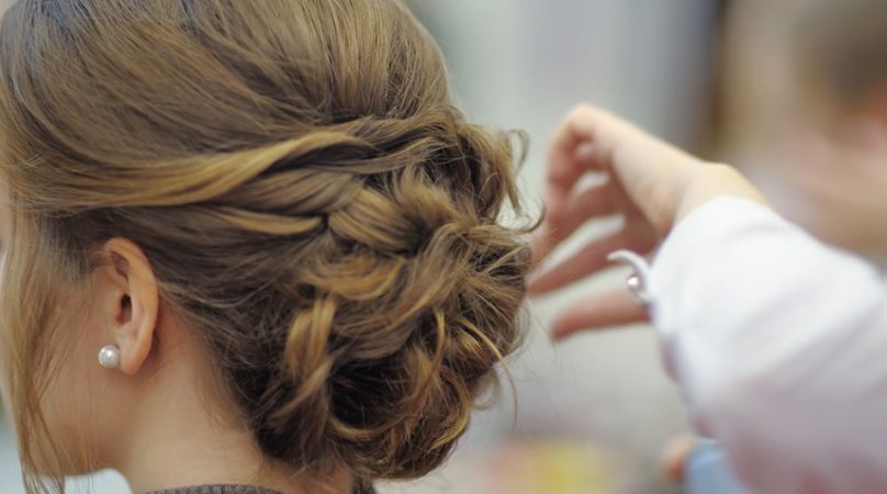 Simple updo hairstyles for special events